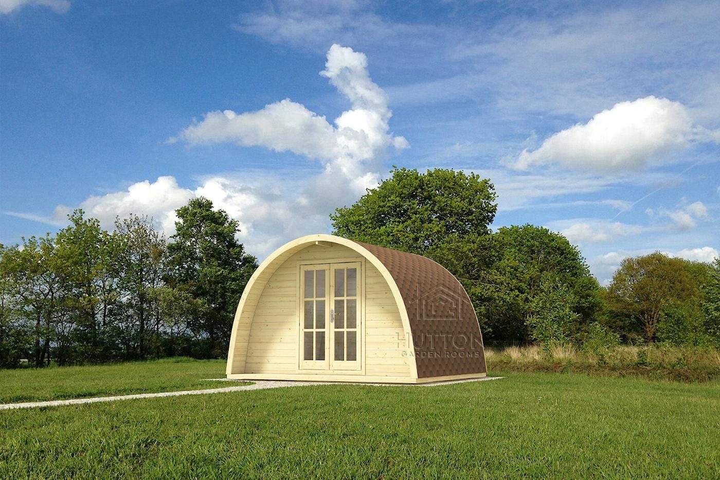 Beaumont arched glamping pod
